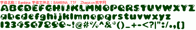 查看字体及作者详细介绍