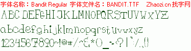 查看字体及作者详细介绍