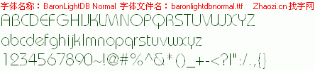 查看字体及作者详细介绍