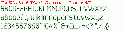 查看字体及作者详细介绍