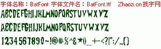 查看字体及作者详细介绍