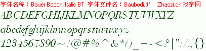 查看字体及作者详细介绍