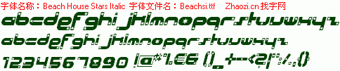 查看字体及作者详细介绍