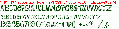 查看字体及作者详细介绍