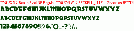 查看字体及作者详细介绍