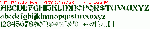 查看字体及作者详细介绍