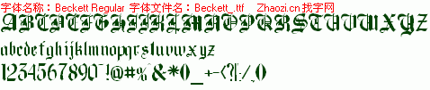 查看字体及作者详细介绍