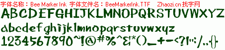 查看字体及作者详细介绍