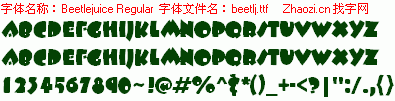 查看字体及作者详细介绍