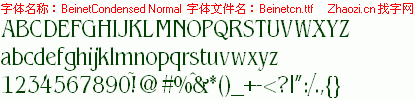 查看字体及作者详细介绍
