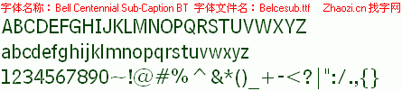 查看字体及作者详细介绍