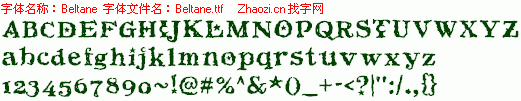 查看字体及作者详细介绍