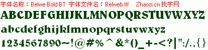 查看字体及作者详细介绍