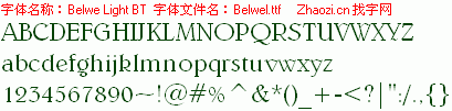 查看字体及作者详细介绍