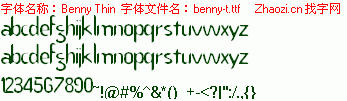 查看字体及作者详细介绍