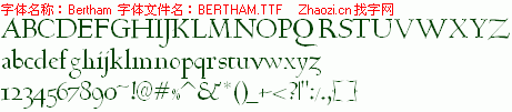 查看字体及作者详细介绍