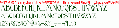 查看字体及作者详细介绍