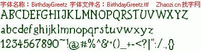查看字体及作者详细介绍