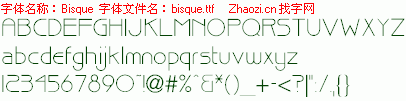 查看字体及作者详细介绍
