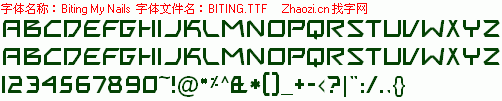 查看字体及作者详细介绍