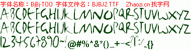 查看字体及作者详细介绍