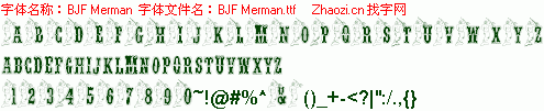 查看字体及作者详细介绍