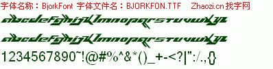 查看字体及作者详细介绍