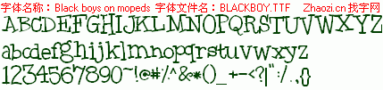 查看字体及作者详细介绍