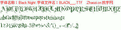 查看字体及作者详细介绍