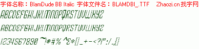 查看字体及作者详细介绍
