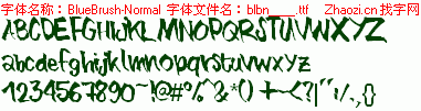 查看字体及作者详细介绍