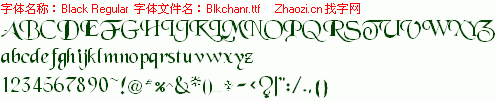 查看字体及作者详细介绍