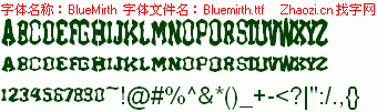 查看字体及作者详细介绍