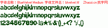 查看字体及作者详细介绍