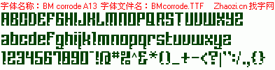 查看字体及作者详细介绍