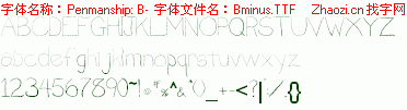查看字体及作者详细介绍