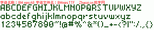 查看字体及作者详细介绍