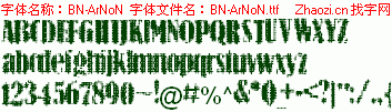 查看字体及作者详细介绍