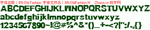 查看字体及作者详细介绍