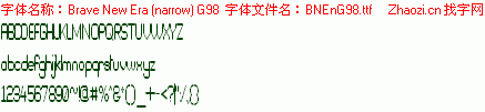 查看字体及作者详细介绍
