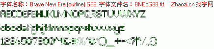查看字体及作者详细介绍
