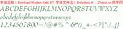 查看字体及作者详细介绍