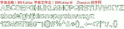 查看字体及作者详细介绍
