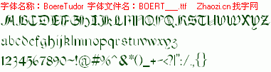查看字体及作者详细介绍