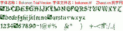 查看字体及作者详细介绍