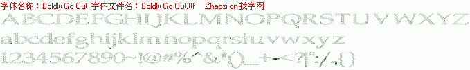查看字体及作者详细介绍