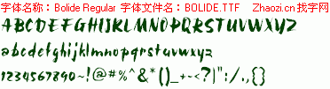 查看字体及作者详细介绍