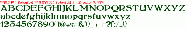 查看字体及作者详细介绍