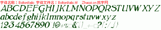 查看字体及作者详细介绍