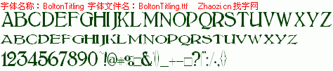 查看字体及作者详细介绍